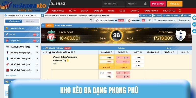 Net88 - Hệ Thống Kèo Bóng Được Cập Nhật Liên Tục Mỗi Ngày 2 Kho kèo đa dạng phong phú