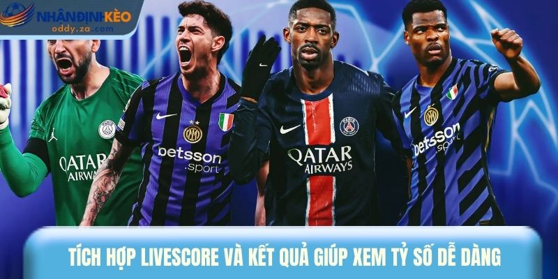 Kết Quả Bóng Đá - Tỷ Số Cập Nhật Theo Từng Giải Đấu 3 Tích hợp livescore và kết quả bóng đá giúp xem tỷ số dễ dàng